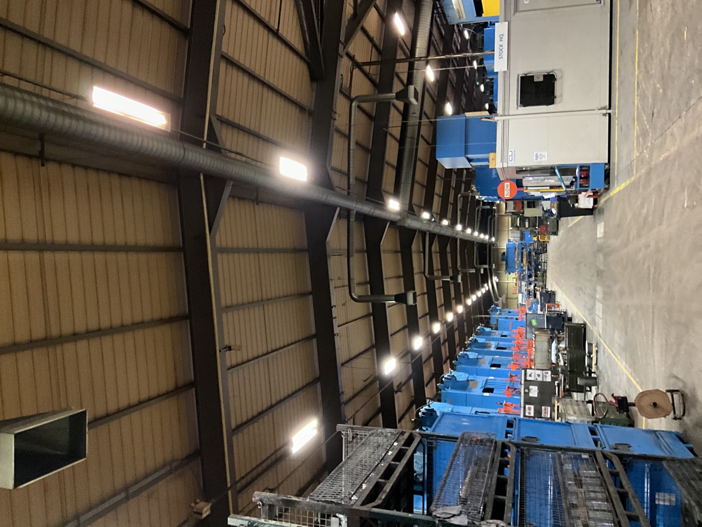 Electrical lighting operating across a manufacturing facility
